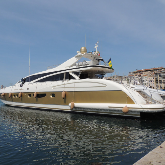 "Yacht 4" by Amit Mendelsohn - £50.00 "Yacht 4" stock image