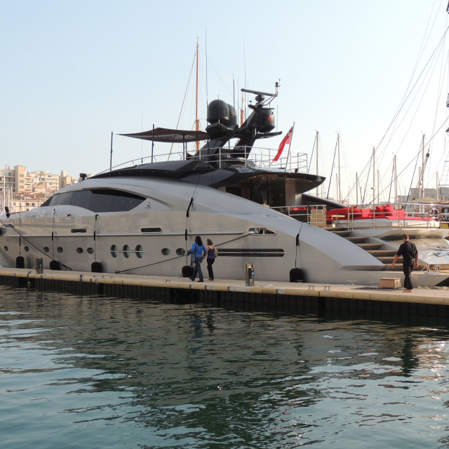 "Yacht 5" by Amit Mendelsohn - £50.00 "Yacht 5" stock image