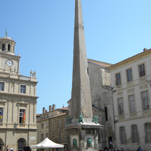 "Arles - center" by Amit Mendelsohn - £50.00 "Arles - center" stock image