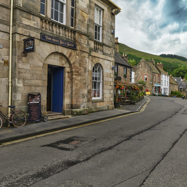 "Falkland town in Fife, Scotland" stock image