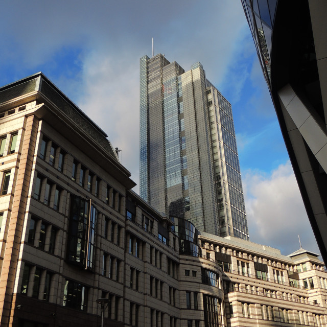 "London's sky scrapper" by Amit Mendelsohn - £50.00 "London's sky scrapper" stock image