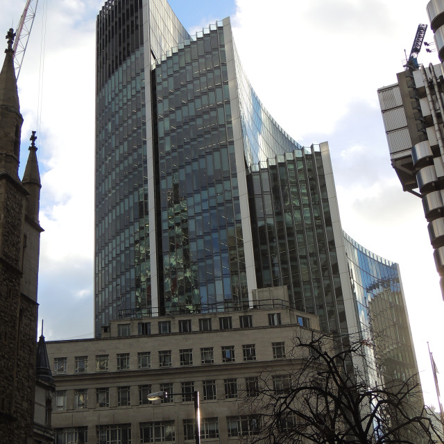 "London sky scrapper 2" by Amit Mendelsohn - £50.00 "London sky scrapper 2" stock image