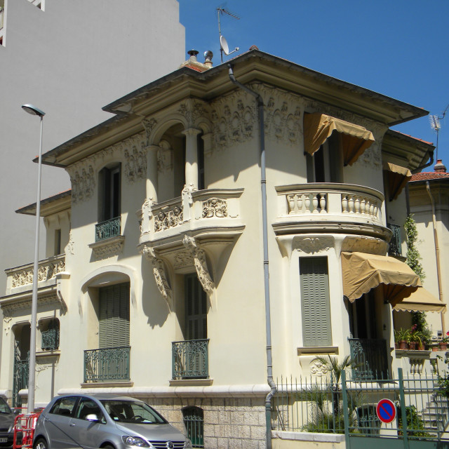 "A house in Nice" by Amit Mendelsohn - £50.00 "A house in Nice" stock image