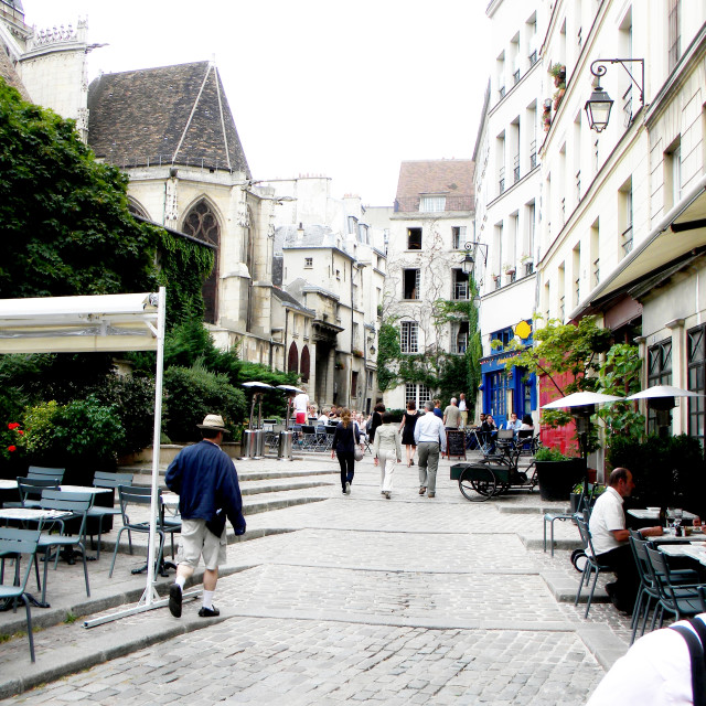 "A street in Paris" by Amit Mendelsohn - £50.00 "A street in Paris" stock image
