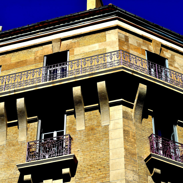 "A long balcony" by Amit Mendelsohn - £50.00 "A long balcony" stock image