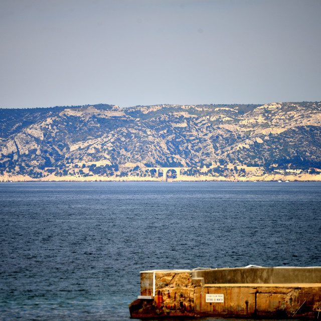 "A view toward l'estaque" by Amit Mendelsohn - £50.00 "A view toward l'estaque" stock image