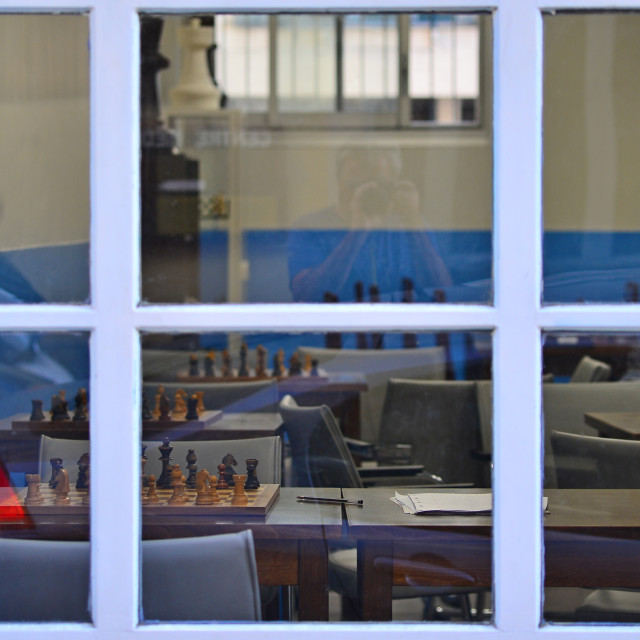 "Chess club" by Amit Mendelsohn - £50.00 "Chess club" stock image