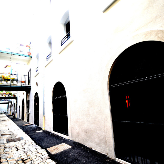 "An alley" by Amit Mendelsohn - £50.00 "An alley" stock image