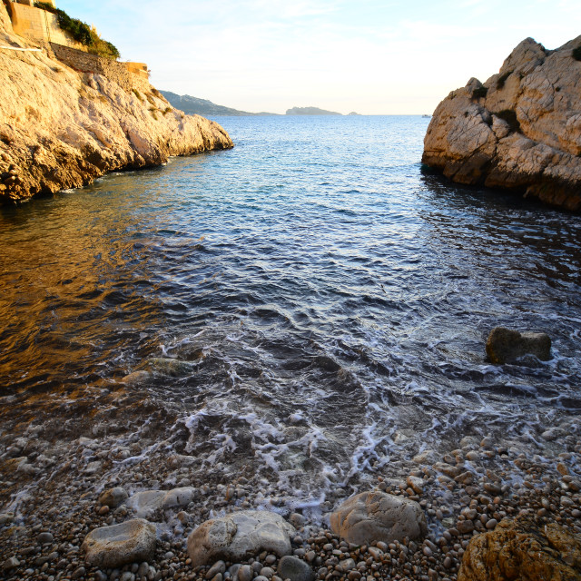 "The little creek in Malmousque" by Amit Mendelsohn - £50.00 "The little creek in Malmousque" stock image