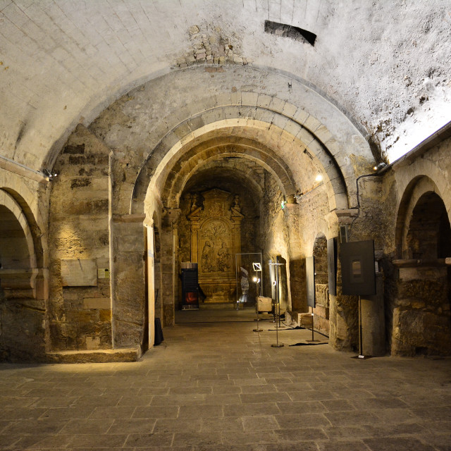 "St. victor - the crypt" by Amit Mendelsohn - £50.00 "St. victor - the crypt" stock image
