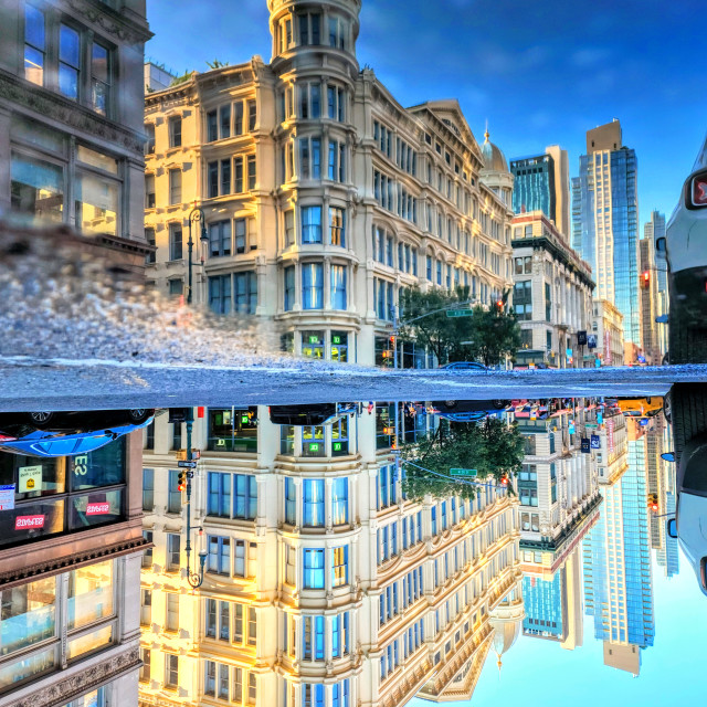 "6th Ave Golden Hour" by Nancy E Hightower - $37.20 "6th Ave Golden Hour" stock image