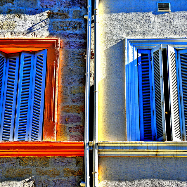 "Windows and colours" by Amit Mendelsohn - £50.00 "Windows and colours" stock image