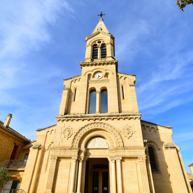 "The church of Miramas" by Amit Mendelsohn - £50.00 "The church of Miramas" stock image