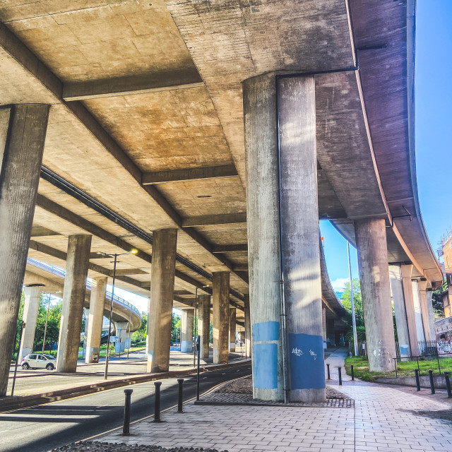 "Concrete jungle" stock image