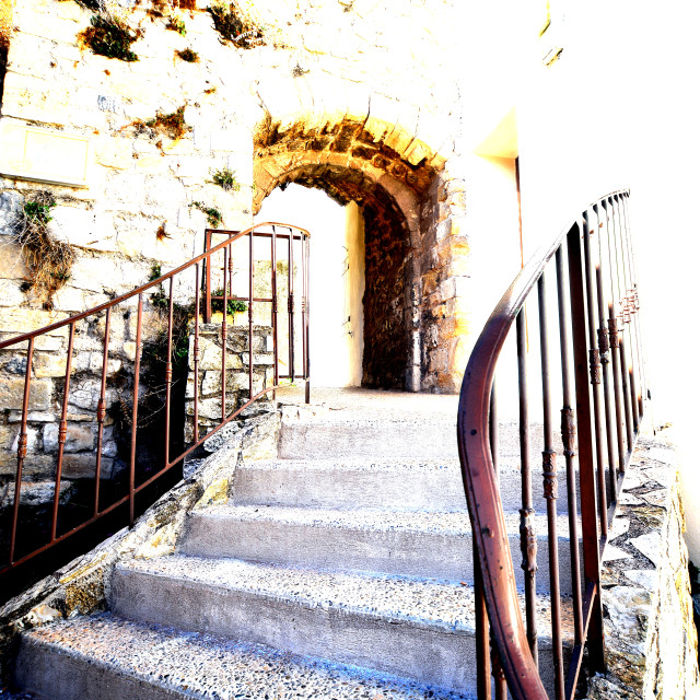 "Passage in Gardanne" by Amit Mendelsohn - £50.00 "Passage in Gardanne" stock image