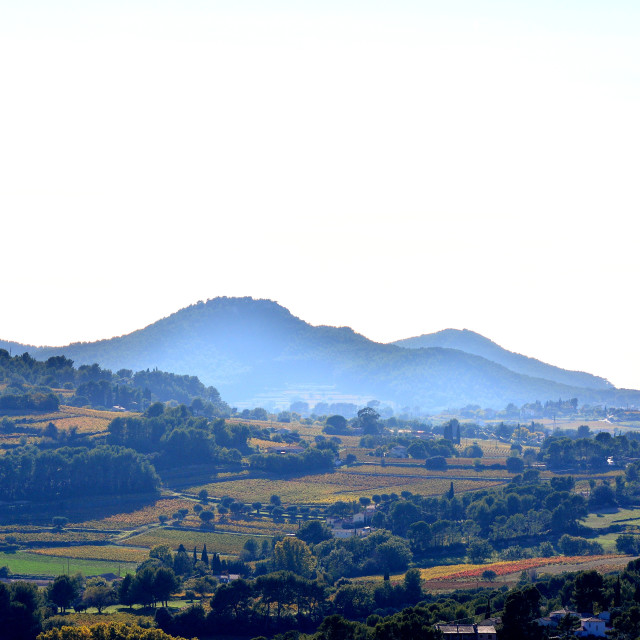 "View from Castelet" stock image