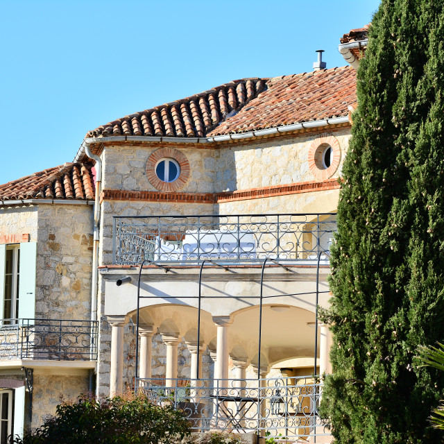 "A house in Castelet" stock image