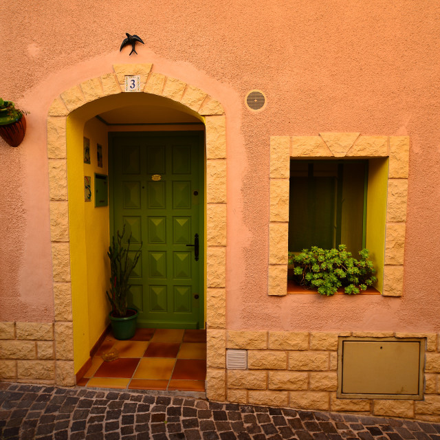 "A house in Le penne mirabeau" stock image