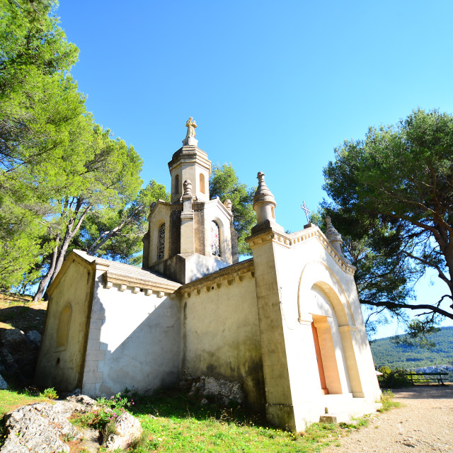 "The citadel in Cuges le pins" stock image