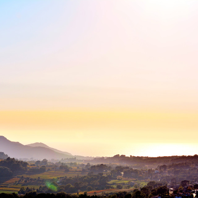 "View of provence" stock image