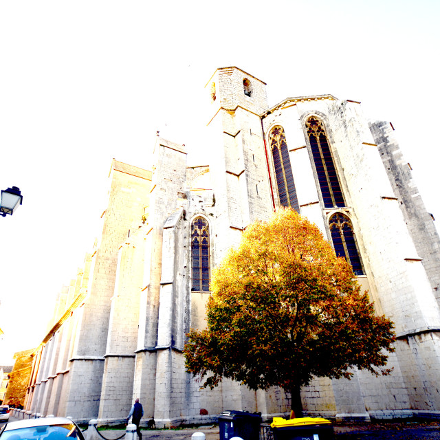 "The Cathedral of st. Maximine" by Amit Mendelsohn - £50.00 "The Cathedral of st. Maximine" stock image