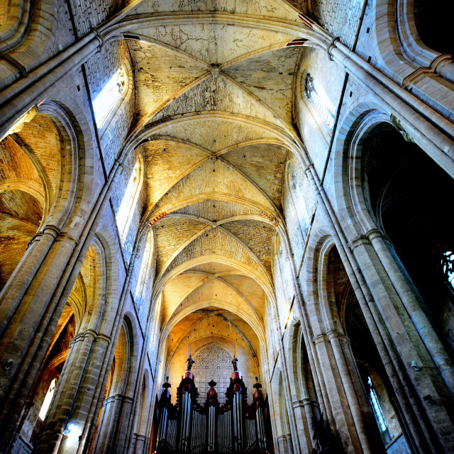 "The Cathedral of st. Maximine" by Amit Mendelsohn - £50.00 "The Cathedral of st. Maximine" stock image