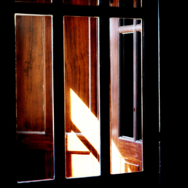 "A door with light and shadow" by Amit Mendelsohn - £50.00 "A door with light and shadow" stock image