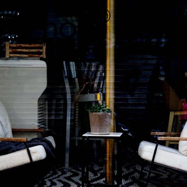 "Sitting corner" by Amit Mendelsohn - £50.00 "Sitting corner" stock image