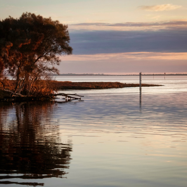 "Sundown at Coopers Mill 1" stock image