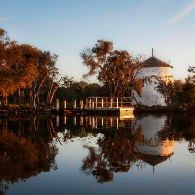 "Cooper's Mill, late afternoon" stock image