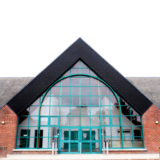 "School in Vervins" by Amit Mendelsohn - £50.00 "School in Vervins" stock image