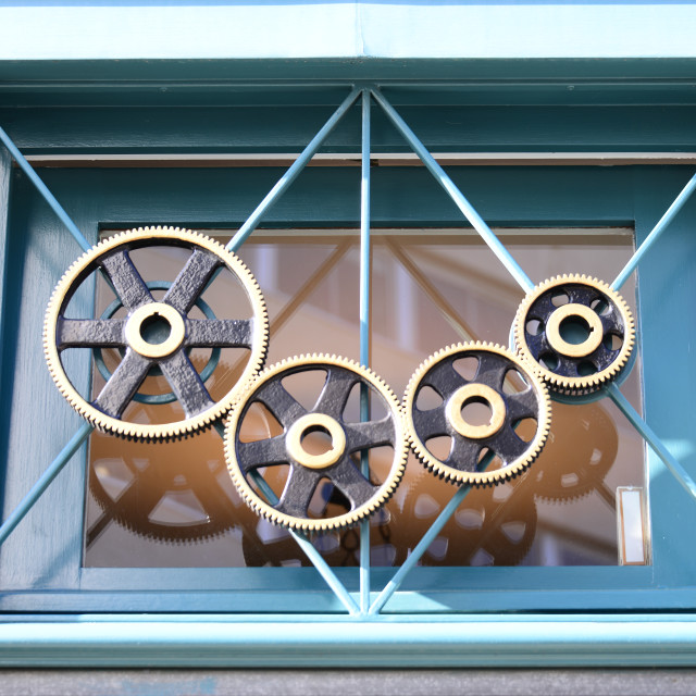 "A wheeled window" by Amit Mendelsohn - £50.00 "A wheeled window" stock image