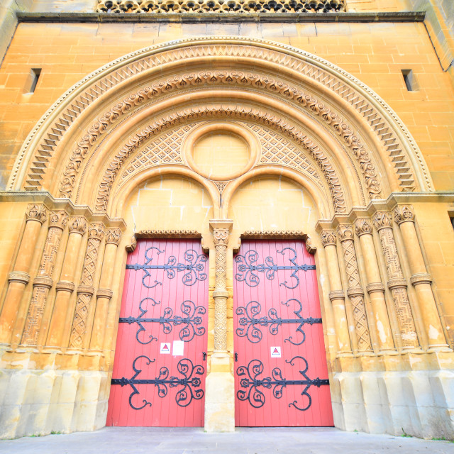 "Charleville-Mezieres cathedral" stock image