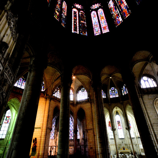 "St. Quentin - Cathedral" stock image