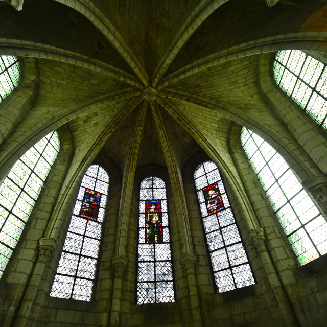 "St. Quentin - Cathedral" stock image