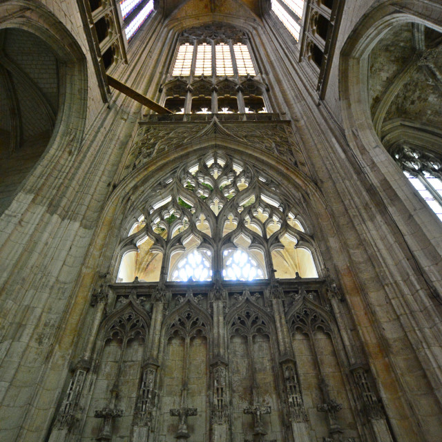 "St. Quentin - Cathedral" stock image