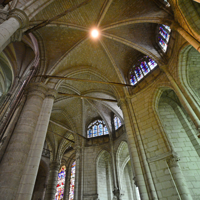 "St. Quentin - Cathedral" stock image