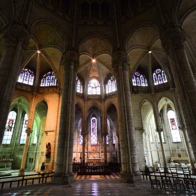 "St. Quentin - Cathedral" stock image