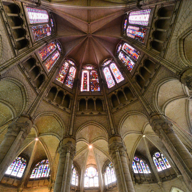 "St. Quentin - Cathedral" stock image