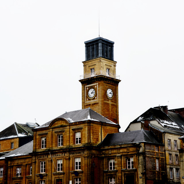 "The city hall of Charleville- Mezieres" stock image