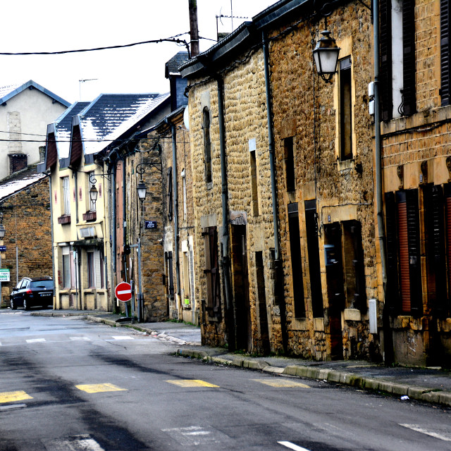 "A street in Charlville-Mezieres" stock image