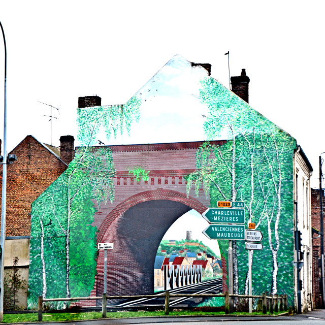 "Mural - Guise" by Amit Mendelsohn - £50.00 "Mural - Guise" stock image