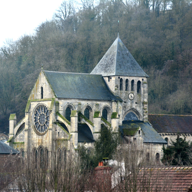 "A church in Laon" by Amit Mendelsohn - £50.00 "A church in Laon" stock image