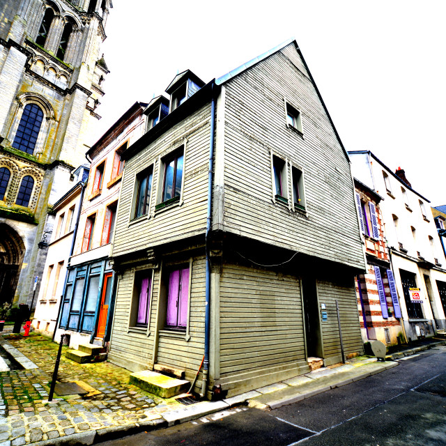 "Laon - North of France - street" by Amit Mendelsohn - £50.00 "Laon - North of France - street" stock image