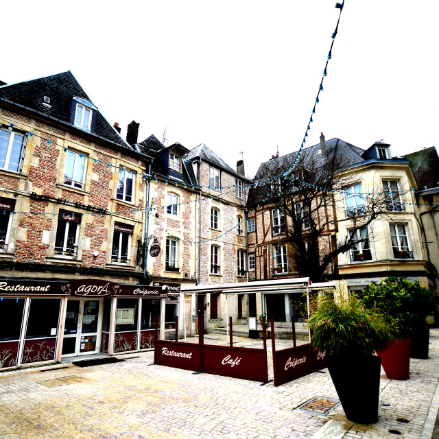 "Laon - North of France - street" by Amit Mendelsohn - £50.00 "Laon - North of France - street" stock image