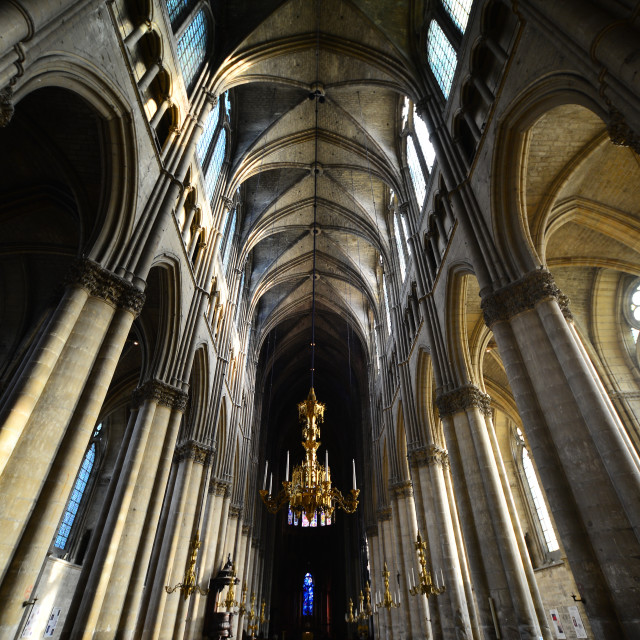 "Reims - cathedral" by Amit Mendelsohn - £50.00 "Reims - cathedral" stock image
