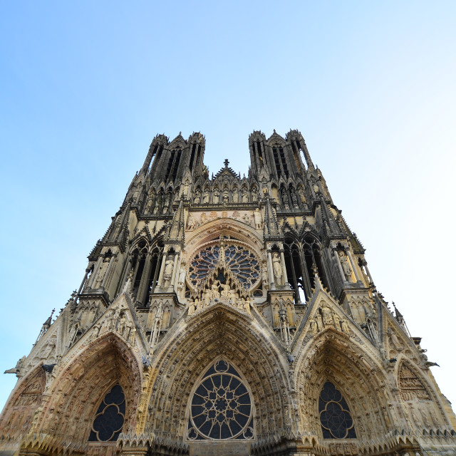 "Reims - cathedral" by Amit Mendelsohn - £50.00 "Reims - cathedral" stock image
