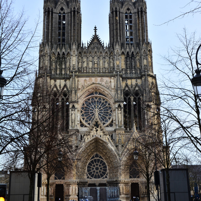 "Reims - cathedral" by Amit Mendelsohn - £50.00 "Reims - cathedral" stock image