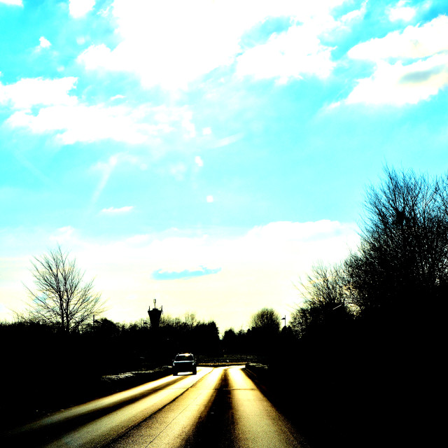 "The roads of the North" stock image