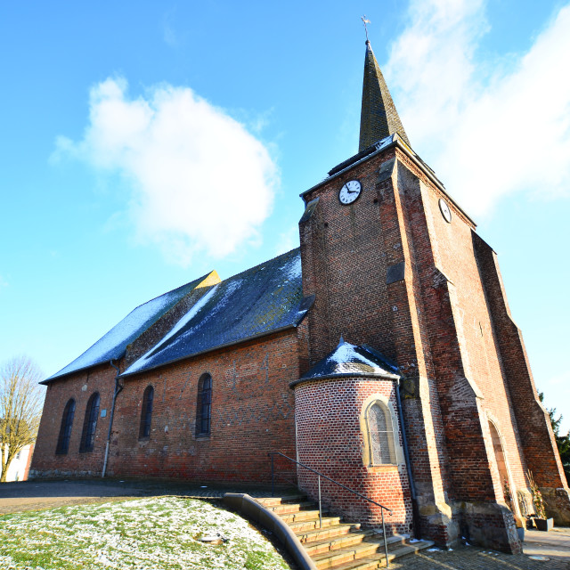 "The Church of Voulpaix" by Amit Mendelsohn - £50.00 "The Church of Voulpaix" stock image